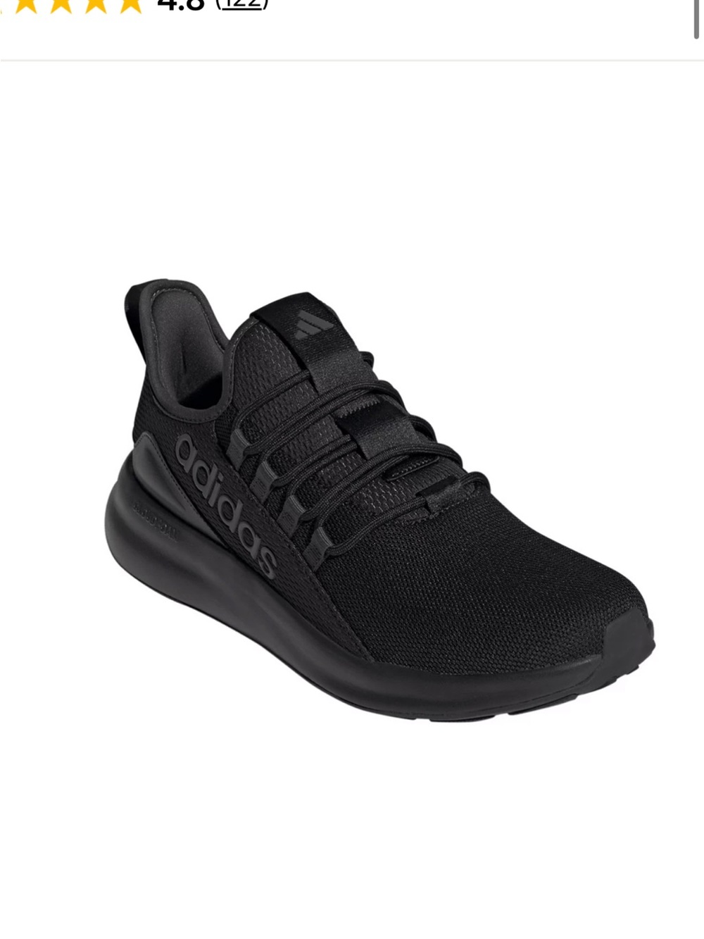 Adidas Men’s size 9 Cloudfoam Black Running Shoe